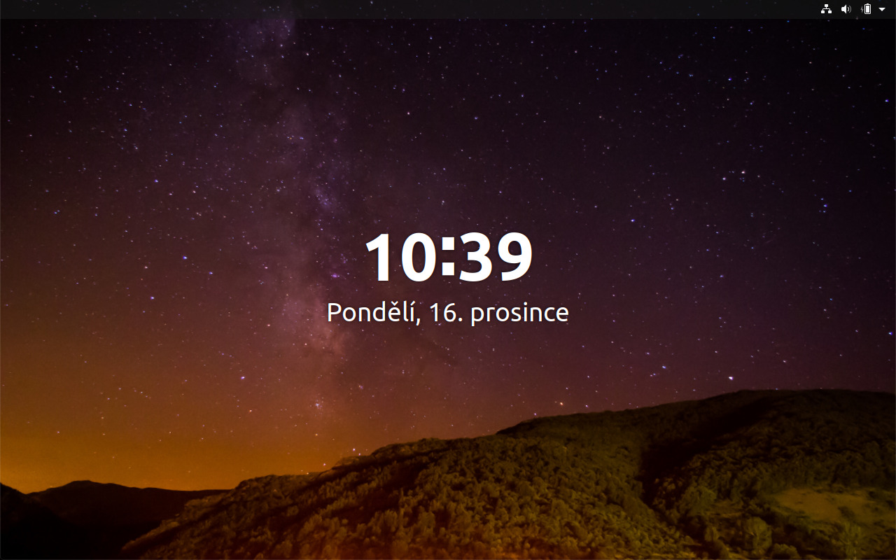 Ubuntu – Logscreen, uzamčená obrazovka